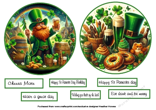 st patricks day toppers