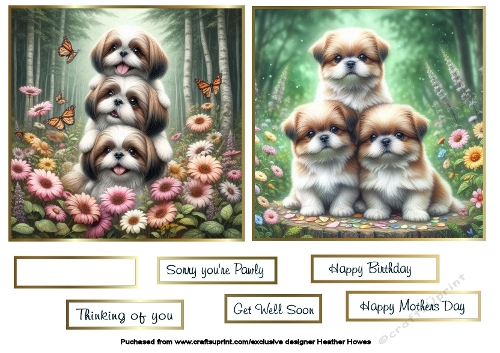 shih tzu toppers