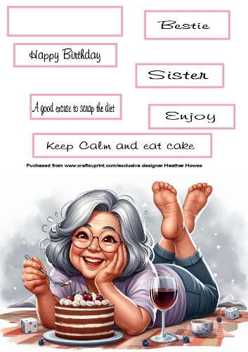 eat cake and laze around