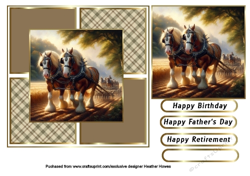 shire horses and plough 1