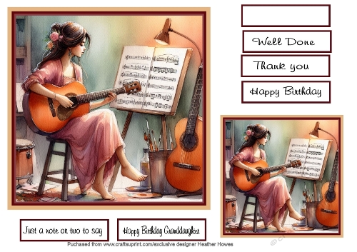 teenager guitar female