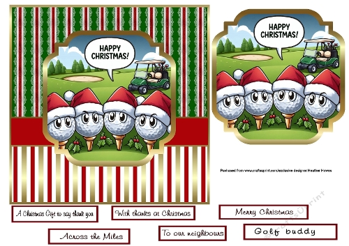 golf buddies christmas
