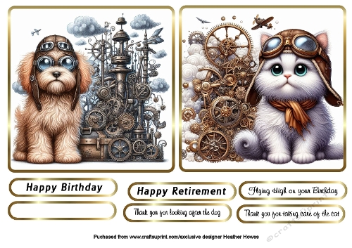 steampunk cats and dogs  2