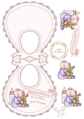 Baby Girl Bib Wobbler