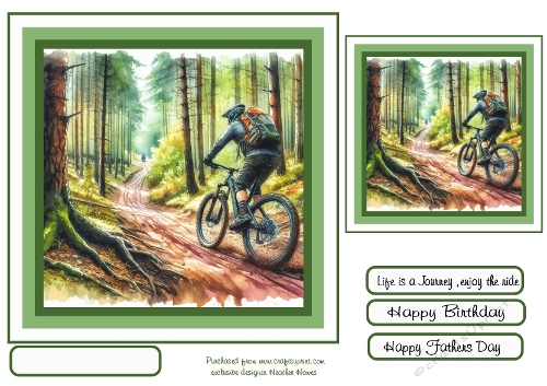 mountain biking green