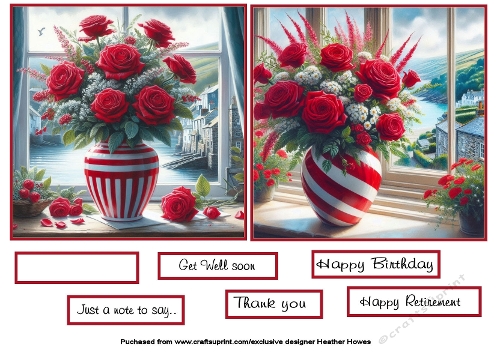 red roses get well