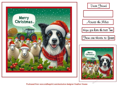 as requested Farm animals at christmas 1