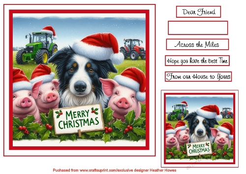 as requested Farm animals at christmas 5