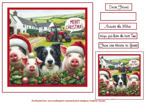 as requested Farm animals at christmas 6