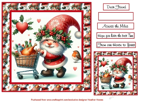 santa christmas shopping 1