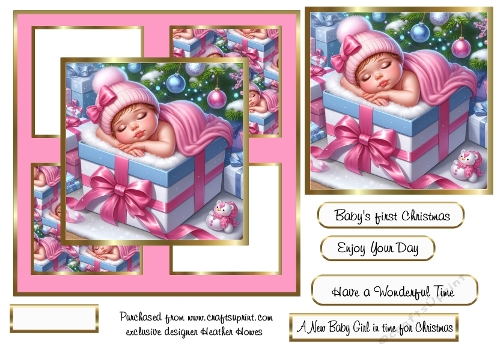 baby girl first christmas