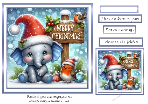 christmas elephant