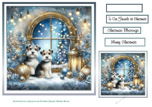 christmas dogs/animal windows 10 terriers