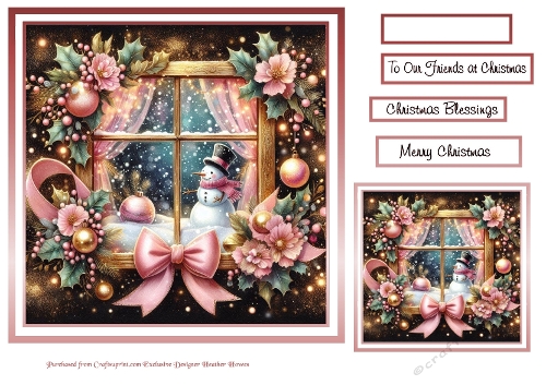 2 pink christmas