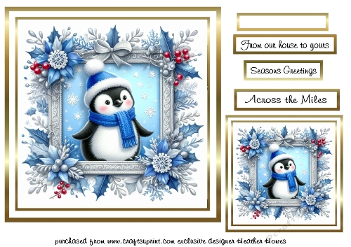 christmas penguin