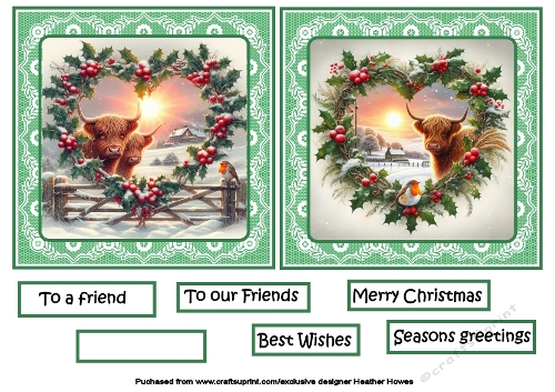 christmas heart animal toppers 1 coos