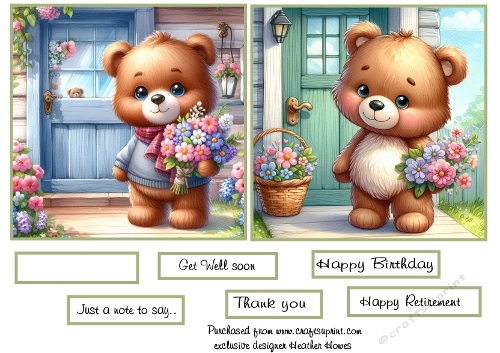 bunch of flower bears 3