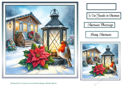 christmas mobile home