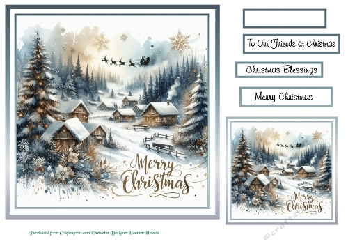 snowscene christmas 1