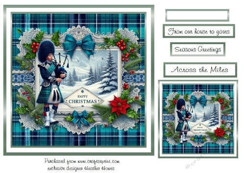 scottish piper christmas 1