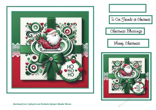 red and green christmas 3
