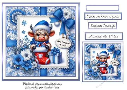 happy christmas to Moo blue