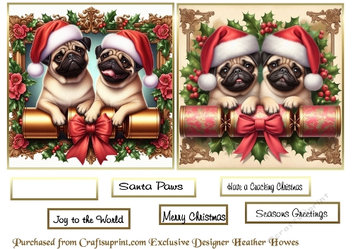 cracker dog toppers pugs