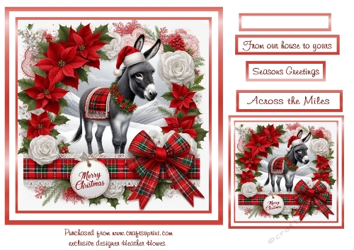 merry christmas donkey 2