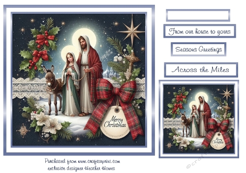 Mary  joseph and the donkey 