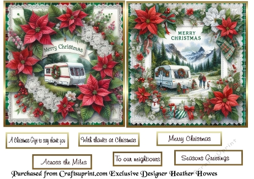 2 to a page christmas 4 caravans