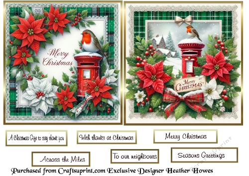 2 to a page christmas 7 robins 2