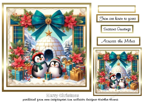 penguins at christmas 3