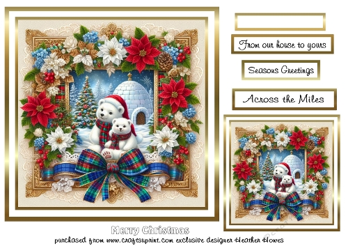 polar bears at christmas 2