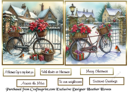 christmas bike 1