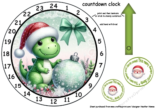advent calendar dino
