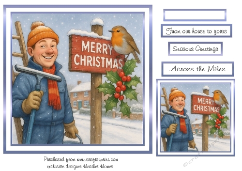 the christmas people who help us the window cleaner