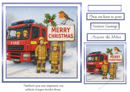the christmas people who help us the firemen