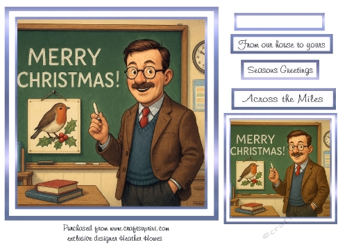 the christmas people who help us the male teacher