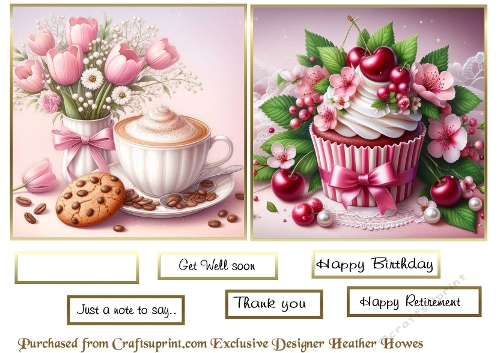 2 to a page coffee and cake