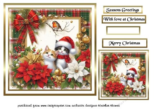 kittens 4 at christmas