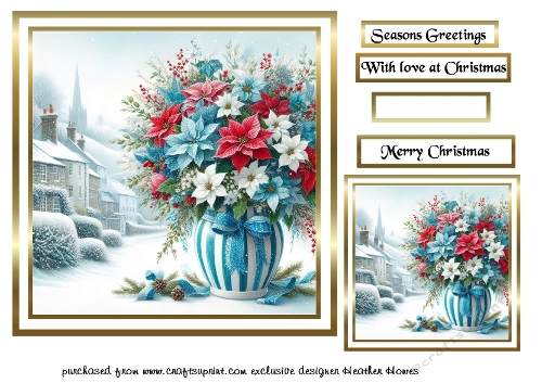 floral at christmas