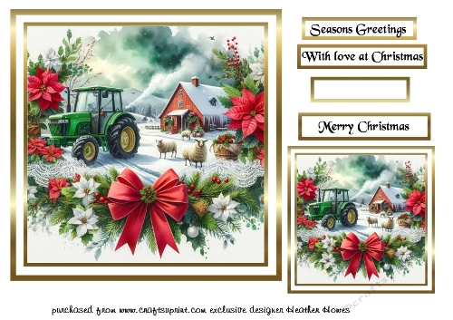 farm at christmas