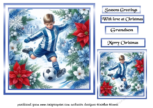 grandson football  christmas