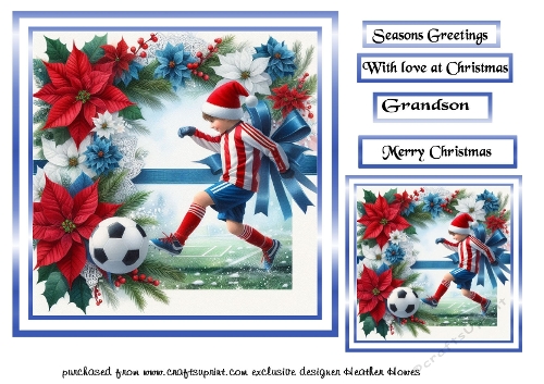 grandson football  christmas 2