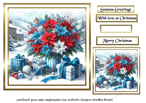 floral christmas 2