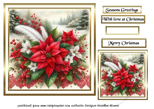 floral christmas 3