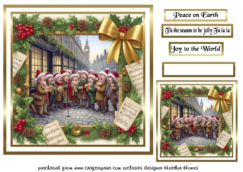  carol singers at the pub
