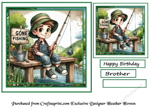 boy fishing