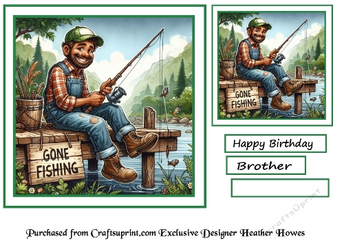 man fishing