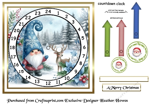 advent calendar clock 27 gnome 2